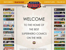 Tablet Screenshot of collectiveofheroes.net